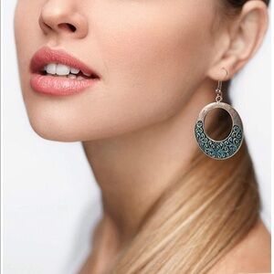 BOHEMIAN Rust Finish Dangling Statement Earrings